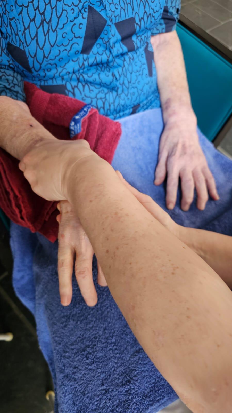 verwenmoment handmassage